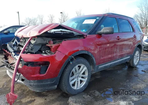 2018 Ford Explorer Xlt z USA, uszkodzony, nr VIN 1FM5K8D87JGA33578